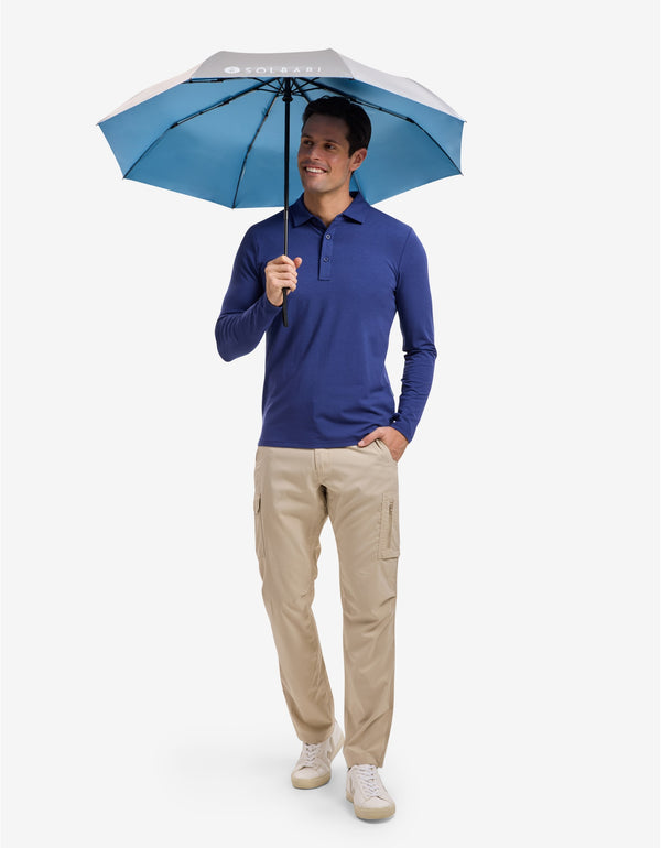 Silver / Sky Blue,117cm Arc