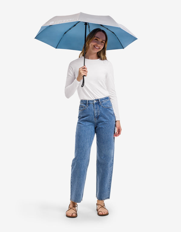 Silver / Sky Blue,106cm Arc